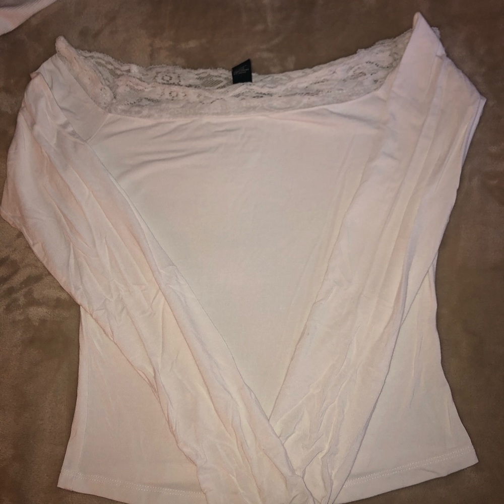 White Off The Shoulder Crop Top